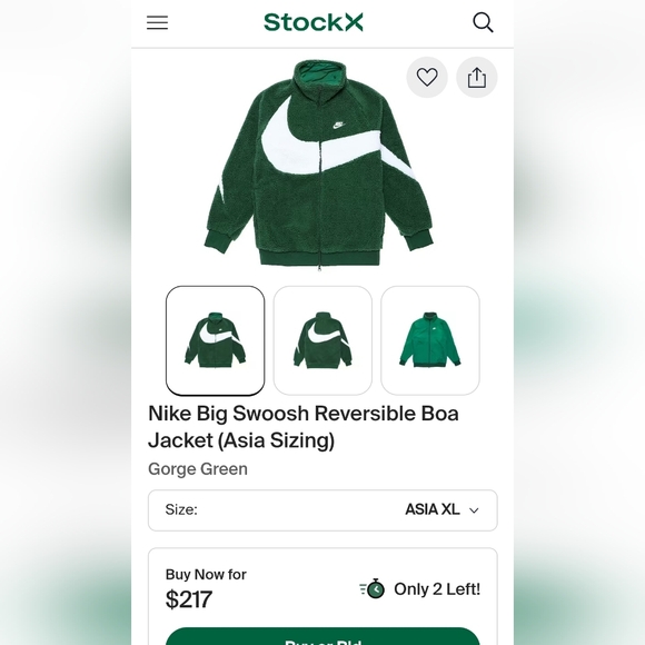 Nike Big Swoosh Reversible Jacket - Picture 4 of 4